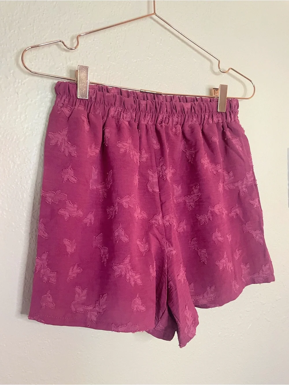 Easel Magenta Pink Matching Top & Shorts Set NWT Small Vacation Resort Boho Set